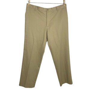 Dockers Straight Fit 40 x 32 Flat Front Performance Khaki Chinos